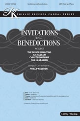 Invitations and Benedictions SATB choral sheet music cover